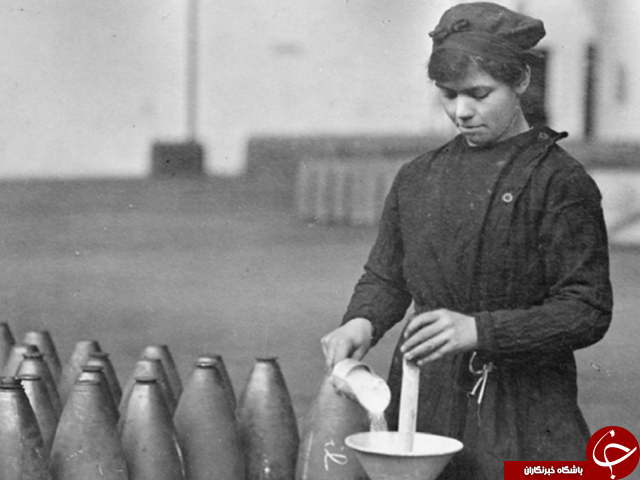 زنان قناری؛ زنانی بیش از ۸۰ درصد صلاح های جنگ جهانی اول را ساختند + تصاویر