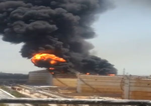 ویدئوهای آتش سوزی پتروشیمی بوعلی ماهشهر