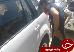 شهروندخبرنگار:فیلمی دیده نشده از خودروی نماینده مجلس پس از ترور ناموفق