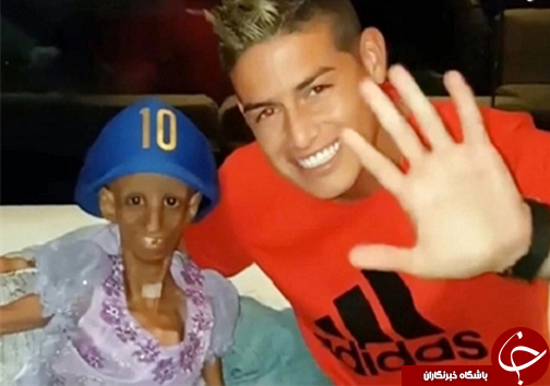 ستاره رئال مادرید با دختری عجیب دیدار کرد +عکس