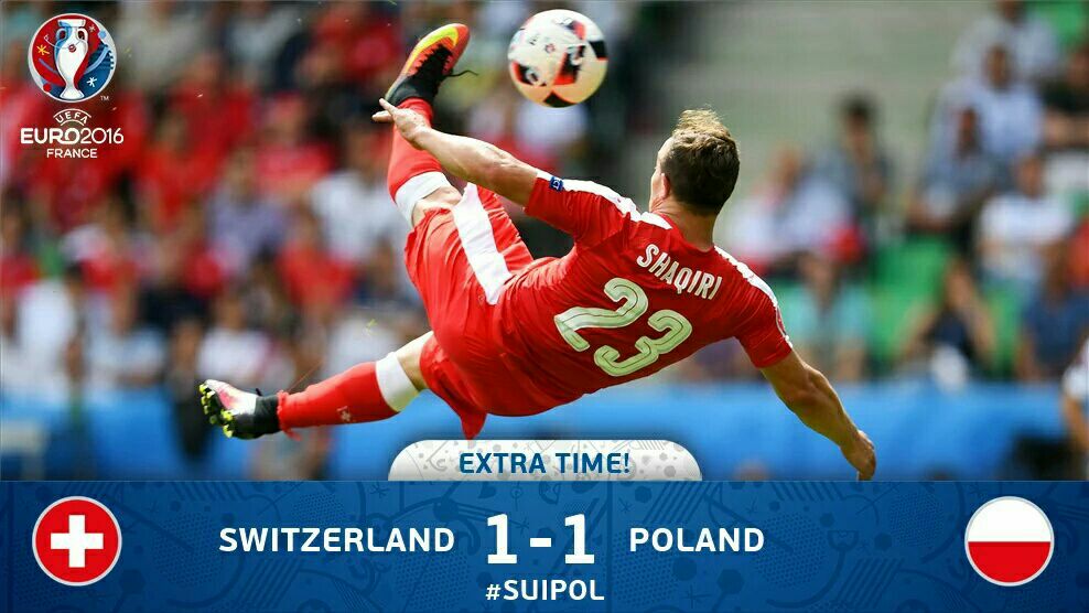 تساوی لهستان مقابل سوئیس در پایان 90 دقیقه + گزارش تصویری