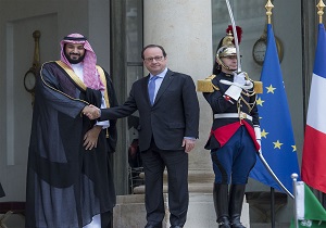 گفتگوهای جانشین ولیعهد عربستان با رئیس جمهور فرانسه در خصوص نقش ایران در منطقه