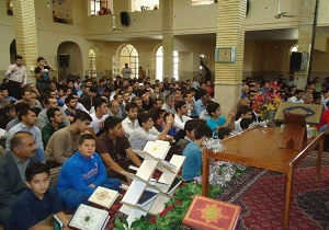 برگزاری محفل انس با قرآن کریم در شهرستان جوانرود با حضور قاری مصری