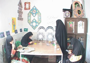 برپایی نمایشگاه هنر بانوان معلول ذهنی در ایرانشهر