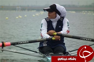 تنها بانوی المپیکی قایقرانی ایران حریفان خود را شناخت