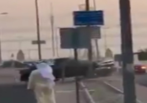 فرار دیوانه‌وار یک راننده از دست پلیس + فیلم