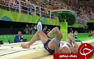 مصدومیت وحشتناک ورزشکار فرانسه در المپیک ریو در رشته ژیمناستیک+فیلم
