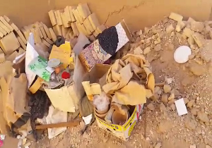زباله‌ها، مهمانان جاخوش کرده در خیابان‌های یزد + فیلم