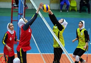 تیم والیبال نوجوانان استان در رقابت های قهرمانی کشور