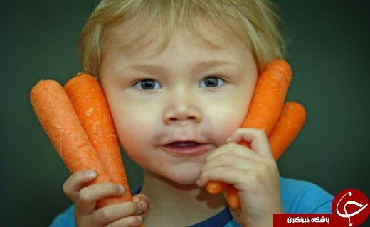 پسری که با خوردن هویج پوستش نارنجی می شود+عکس