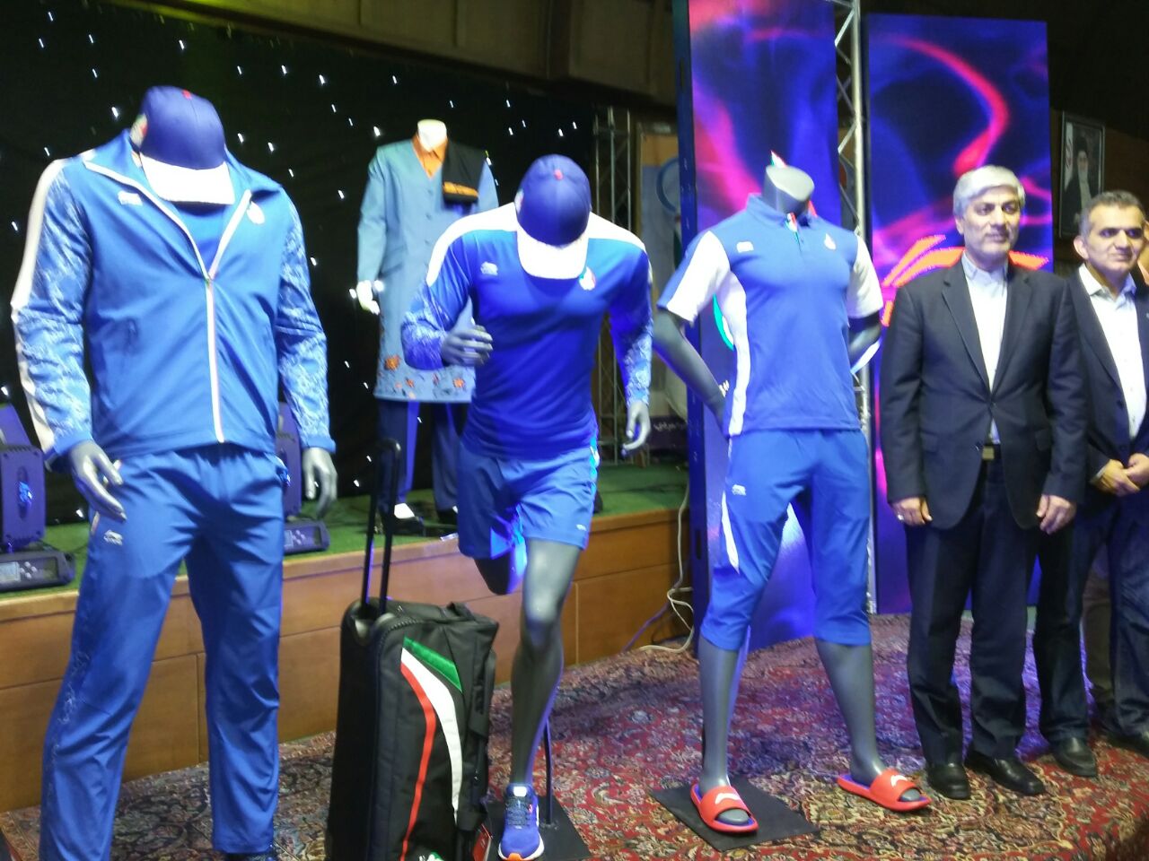 مراسم رونمایی از لباس کاروان ایران در المپیک+تصاویر