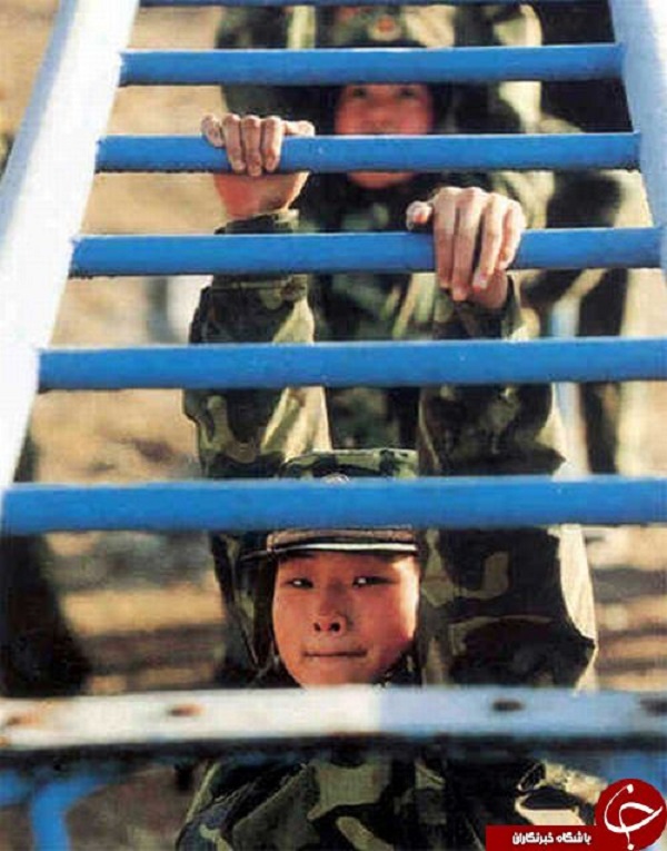 تمرینات فوق سنگین ارتش زنان چین + تصاویر