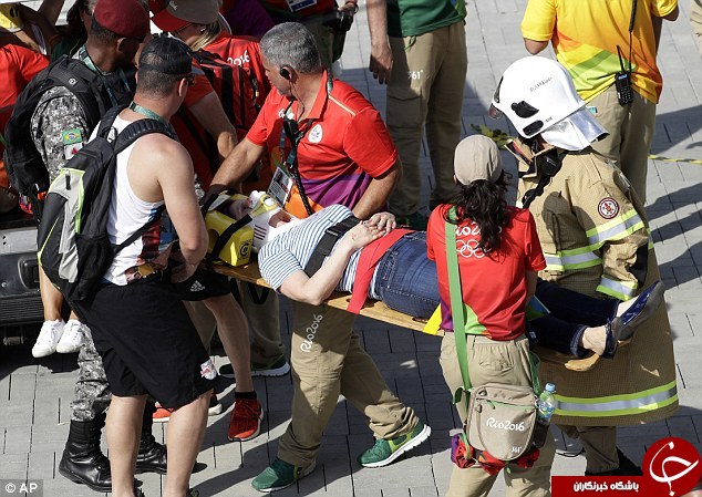 سقوط دوربین عنکبوتی در دهکده المپیک+تصاویر