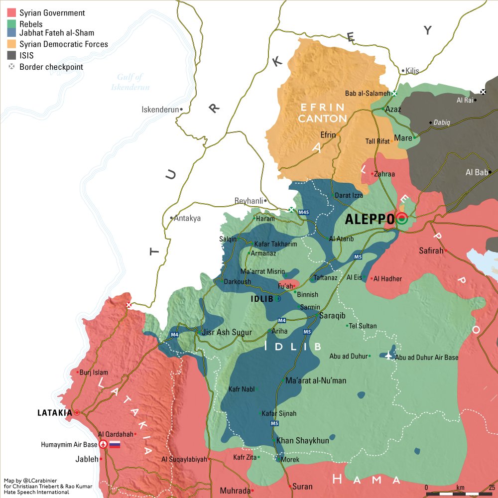 در شمال سوریه چه می گذرد؟ + نقشه و جزئیات