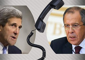 گفتگوی تلفنی وزرای خارجه آمریکا و روسیه در مورد سوریه