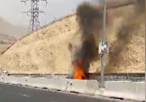 از لحظه آتش گرفتن تندر 90 تا کباده‌کشی محمدرضا حسینی بای + فیلم و تصاویر