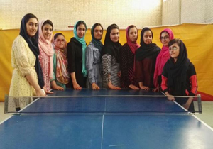 برگزاری مسابقات تنیس روی میز بانوان فارس در بوانات