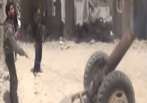 حمله خمپاره‌ای به دمشق + فیلم