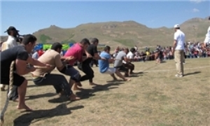 جشنواره بازی های بومی محلی ویژه بانوان دلگان