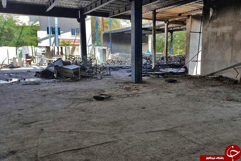 مهار آتش‌سوزی در بیمارستان قائم(عج) مشهد