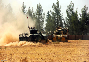 تانک‌های ترکیه وارد شهرک الراعی سوریه شدند