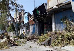 رفع اختلال تلفن های مناطق طوفان زده