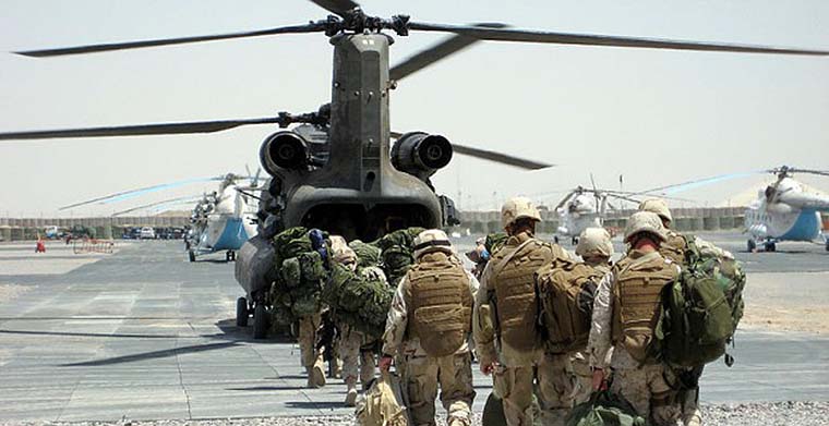 خروج 250 نیروی آمریکایی از افغانستان