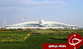 افتتاح فرودگاهی در ترکمنستان که شبیه پرنده است