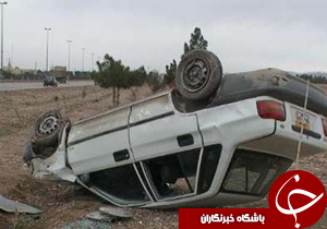 واژگونی مرگبار در جاده زنجان - قزوین