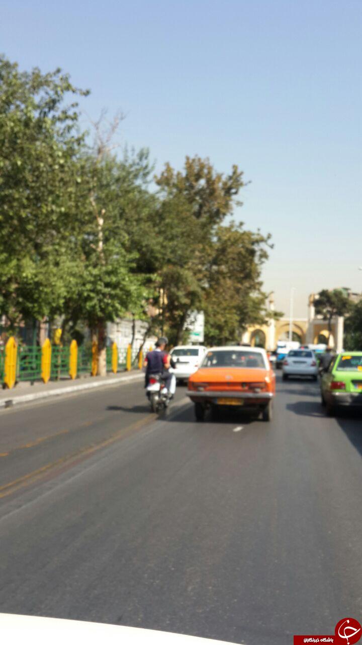 تردد تاکسی‌های دهه 50 در خیابان‌های تهران + تصاویر