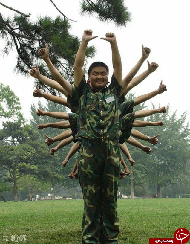 تمرینات طاقت فرسای کاماندوهای ارتش چین + تصاویر