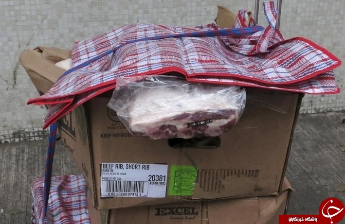 امحای گوشت قاچاق آمریکایی در چین + تصاویر