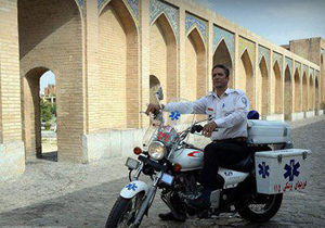 امدادرسانی اورژانس موتوری در اصفهان
