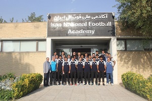 مراسم بدرقه تیم ملی فوتبال دانشجویان به مسابقات آسیایی برگزار شد