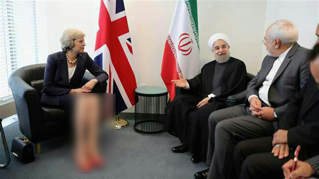 بی نزاکتی نخست وزیر انگلیس در ملاقات با رئیس جمهور کشورمان