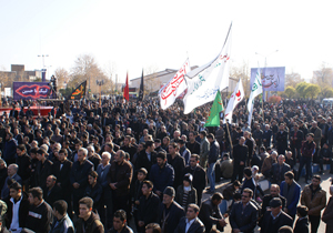 برگزاری تجمع لبیک یاحسین در خراسان شمالی