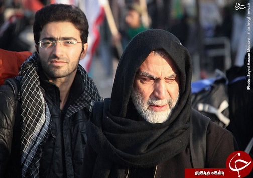 عکس/ آخرین حضور سردار شهید همدانی در راهپیمایی اربعین