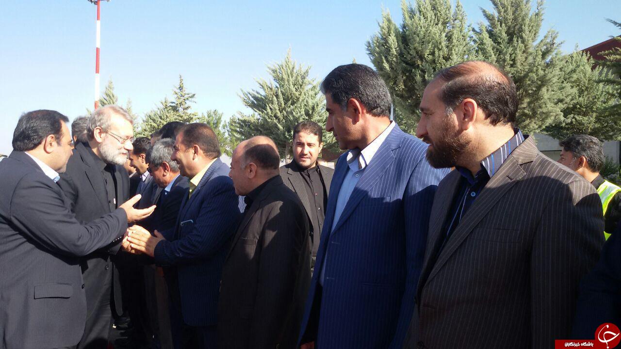 ورود رئیس مجلس شورای اسلامی به یاسوج