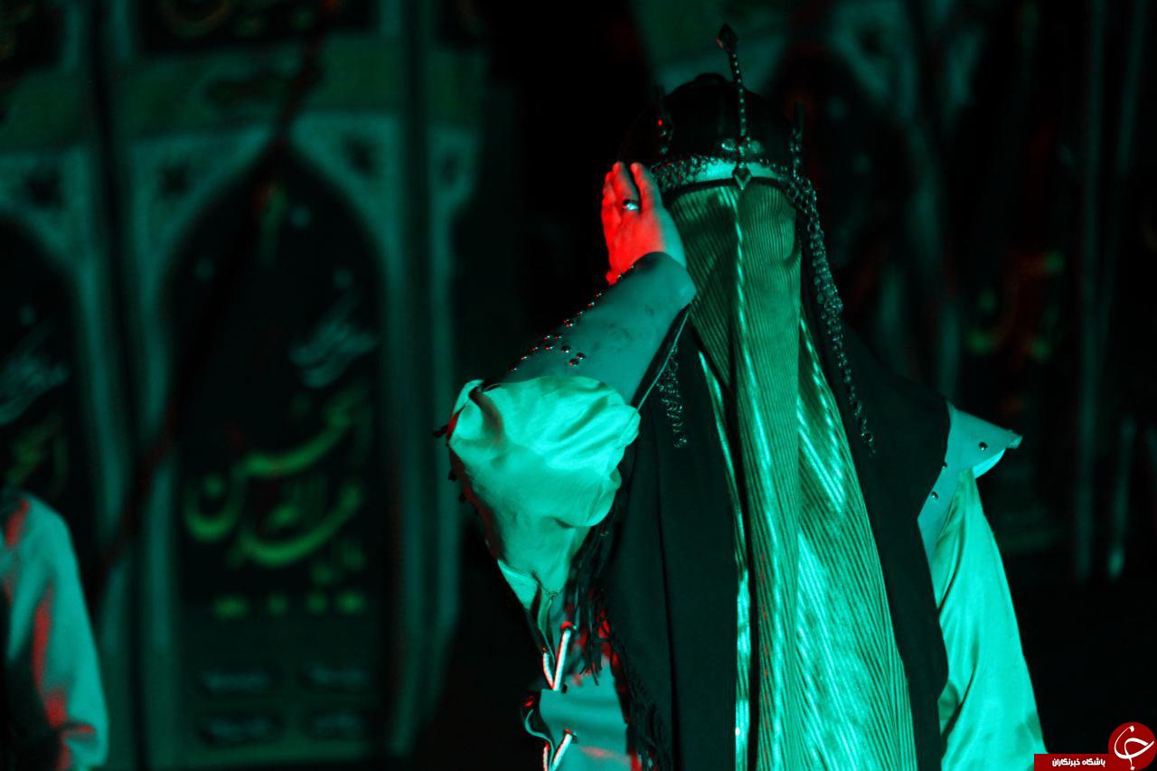 نمایش تعزیه ذبح عظیم در تاسوعای حسینی برگزارشد+تصاویر