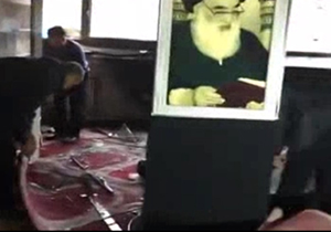 حسینیه شیعیان شهر مالمو سوئد پس از حمله تروریستی + فیلم