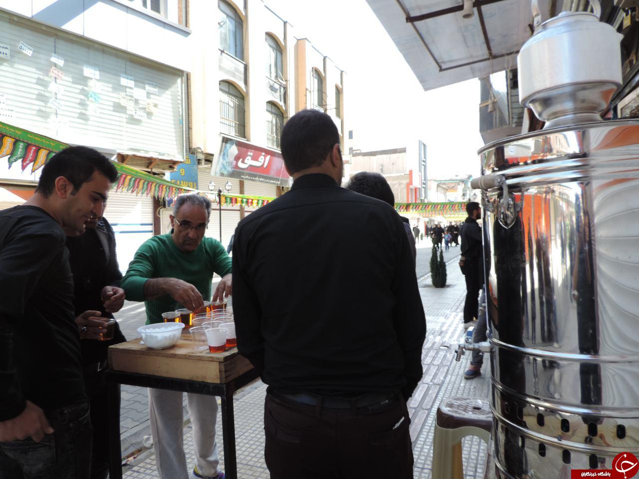 برپایی ایستگاه صلواتی در روز عاشورای حسینی +تصاویر