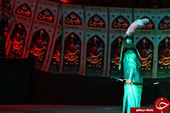 قسمت دوم نمایش تعزیه ذبح عظیم در عاشورای حسینی برگزار شد+تصاویر