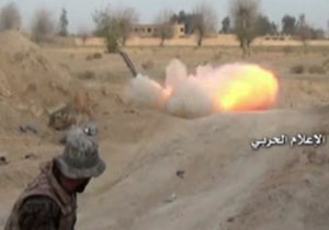 نبرد نیروهای ارتش سوریه با تروریست‌ها در دیرالزور + فیلم