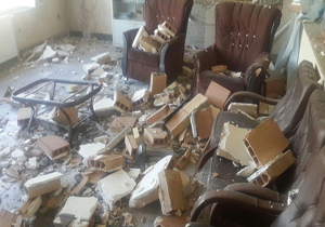 انفجار در مدرسه بر اثر نشت گاز + تصاویر
