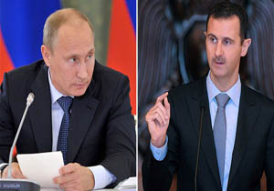 گفتگوی تلفنی روسای جمهور سوریه و روسیه