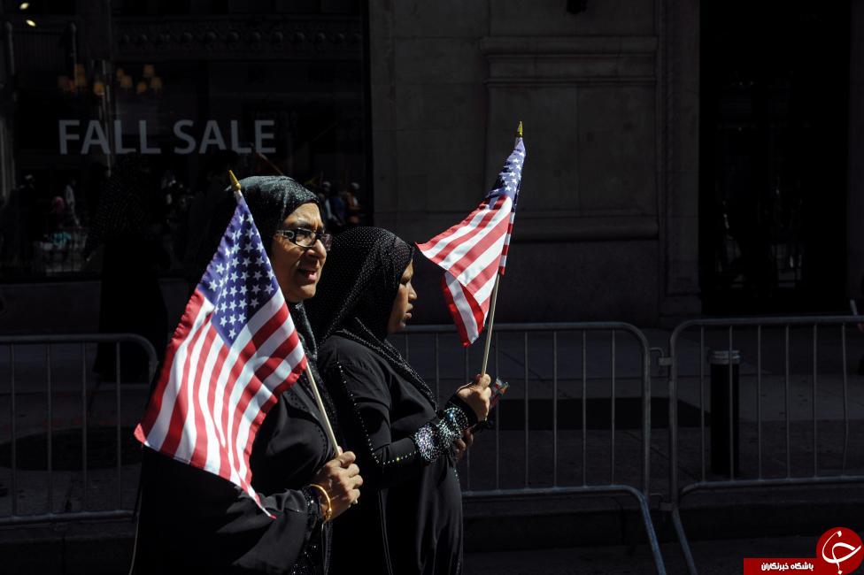 تصاویری از راهپیمایی مسلمانان آمریکا در 