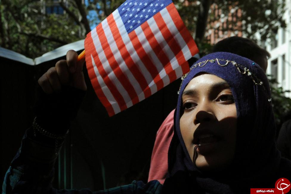 تصاویری از راهپیمایی مسلمانان آمریکا در 