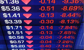 شاخص سهام  در وال استریت و بورس‌های اروپایی در سراشیبی سقوط
