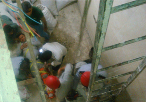 نجات جان 2 نصاب آسانسور در یاسوج