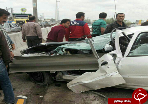 دو حادثه در جاده هراز + تصاویر